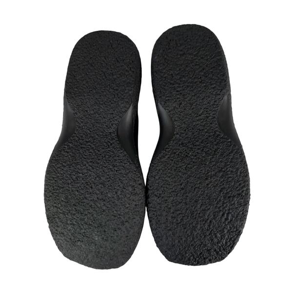 NWOT! BASS! ESPRESSO BROWN GENUINE LEATHER CREAM STITCHED CLOGS, MULES! SZ 7.5M - Picture 9 of 10